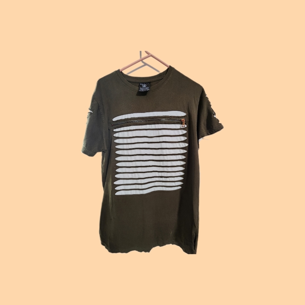 Green Switch Torn Shirt